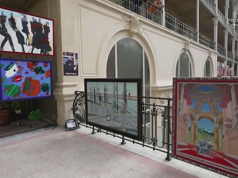 The Ukrainian and Polish art exhibition at the Riviera Palace